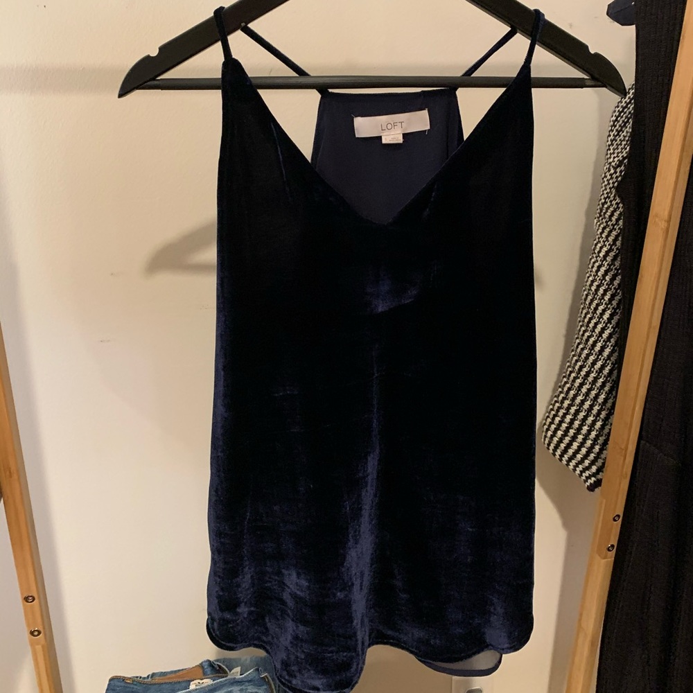 LOFT Velour flowy tank